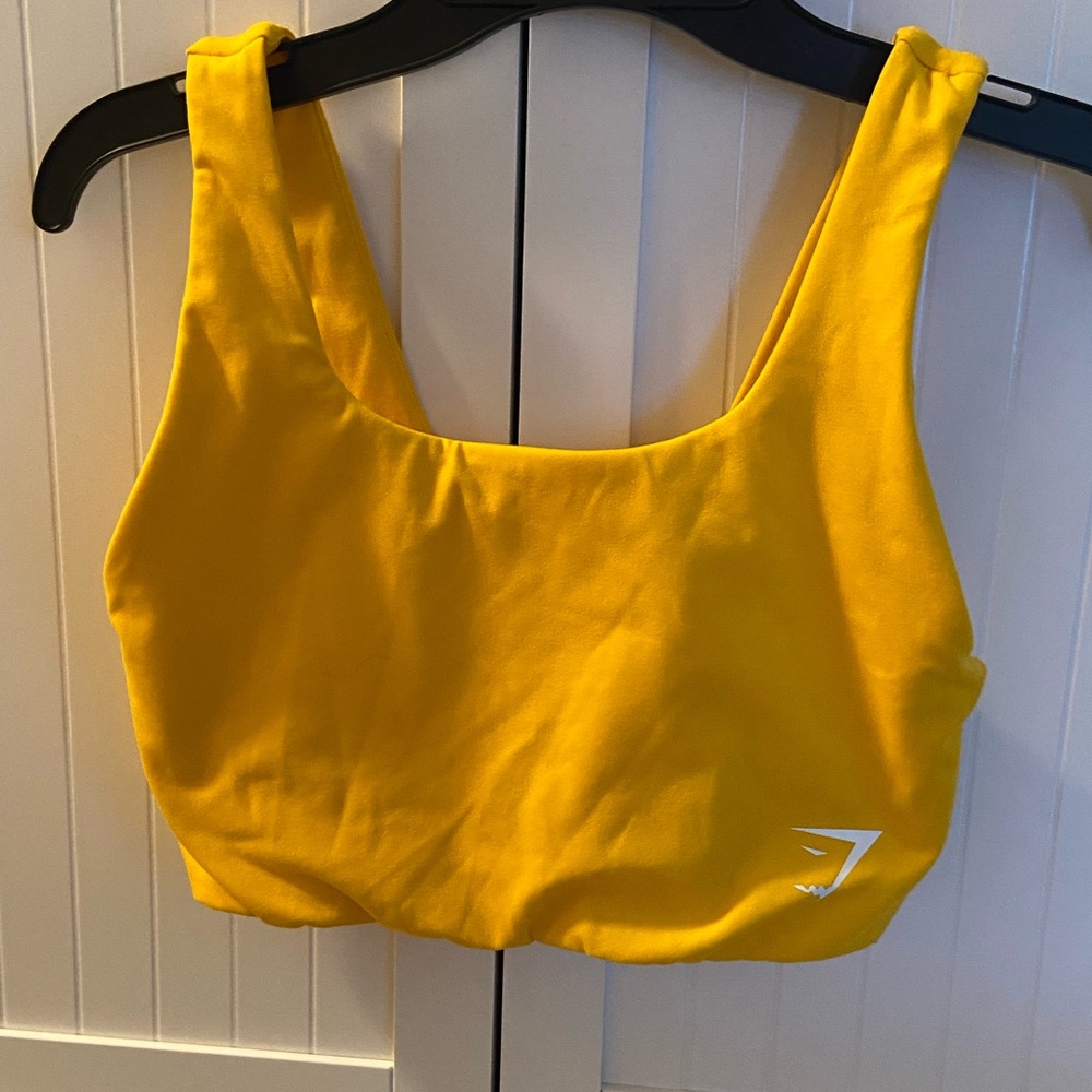 Yellow Sports Bra